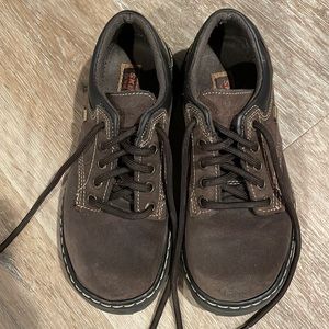 EUC Sketchers Lace Up Brown Shoes